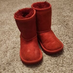 Ugg Toddler Red Suede Boots